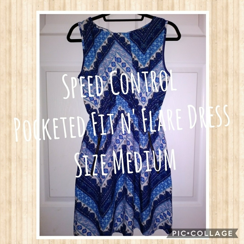 Speed Control NY Fit n' Flare Dress Size Medium